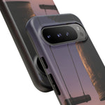 Temple Bell Sunset Phone Case Japan Zen Tough Case