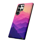 Pastel Mountain Haze Vaporwave Art Tough Phone Case
