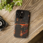Challenger RT Phone Case, Rainy City Night Muscle Car Tough Cover