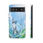Copy of Silver Butterflies Tough Case | Blue Sky Water Droplets Phone Cover