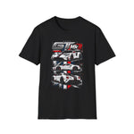 2020 Ford GT Mk II Racing T-Shirt — Stacked Sports Cars Graphic Tee