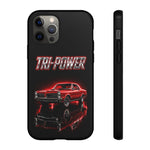Tri-Power Classic Muscle Car GTO phone case | Retro Automotive Graphic