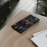 67 GTO Phone Case Purple, Rainy City Night Muscle Car Tough Cover