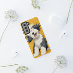 Sheepdog Hair Flip Phone Case Funny Dog Lover Gift