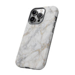 White Marble Pattern Phone Case | Tough Cover