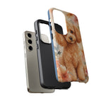 Miniature Poodle Whimsical Watercolor Art Tough Phone Case