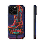 Neon Cowboy Boot phone case | High Noon Saloon design