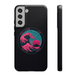 Great Dream Wave Circular Badge Vaporwave Phone Case – Japanese Aesthetic