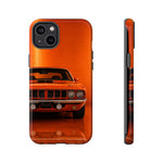 Orange Cuda Phone Case, 71 Classic Muscle Car Tough Cover