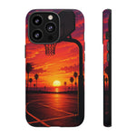 Basketball Court Sunset Phone Case | Tough Phone Case