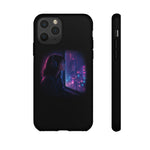 Girl at Window Night Cityphone Case | Tough Case