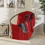 1965 GTO Red Car Blanket | Velveteen Microfiber Throw