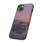 Sunset Skyline GT-R R32 phone case | car reflection, purple dusk