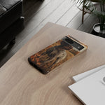 German Wirehaired Pointer Autumn Art Tough Phone Case