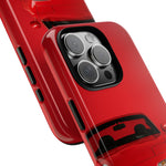 Red Miata Phone Case, NA MX5 90s JDM Roadster Tough Cover