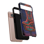 Neon Cowboy Boot phone case | High Noon Saloon design
