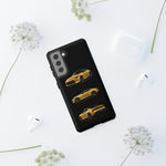 Gold Fairlady Z Classic Sports Car Tough Phone Case - 3 View
