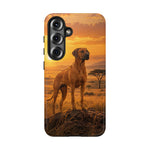 Rhodesian Ridgeback African Savanna Art Tough Phone Case