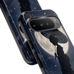 Geisha Parasol Moonlight Art Tough Phone Case