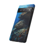 Grouper Reef Phone Case, Sunbeam Ledge Marine Art Tough Cover