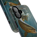 Brown Trout Streamer Phone Case Freshwater Fishing Gift for Anglers
