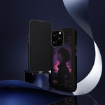 Melancholy Data Poster Phone Case, Glitch Anime Sky Tough Cover