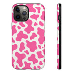 Pink Cow Print Tough Case | Phone Protective Hard cover