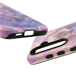 Cherub Cloud Throne Phone Case, Pastel Marble 3D Render Cover