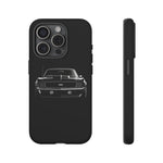 1969 Camaro Black Restomod Front Tough Phone Case Cover Gift