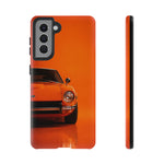 Orange 240Z Phone Case, Classic 70s JDM Sports Car Cover