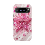 Pink Glitter Star Tough Case | Sparkle Phone Case