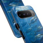 Amberjack School Phone Case, Open Water Sunlight Tough Cover