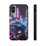 Skyline GT-R Tokyo Rain JDM Night Art Tough Phone Case