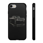 1959 Chevy Impala illustration Tough Case | Retro Classic Car Phone Cover