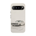 Impala White Studio Phone Case Studio Color Match Car Art