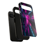 Neon Future Subway Station Tough Phone Case Cover Gift Art