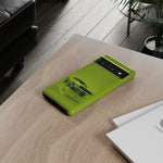 Green Cuda Muscle Car phone case for Gear Heads