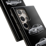 Silver Prelude Sports Coupe Tough Phone Case for JDM Fans