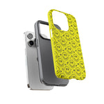Acid Smiley Repeat Pattern Art Tough Phone Case