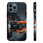 1966 GTO Orange Rainy City Tough Phone Case Cover Gift Art
