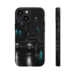 1965 Black Riviera car phone case | Retro Night Cityscape Tough Case