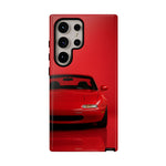 Red Miata Phone Case, NA MX5 90s JDM Roadster Tough Cover