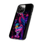 Neon Parrot Cocktails phone case | Tough Cases