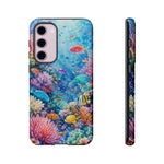 Underwater Coral Reef Phone Case | Colorful Tropical Fish Ocean Scene