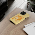 Orange Tabby Loaf Kawaii Chibi Pet Cat Art Tough Phone Case