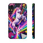 Neon Retro Rainbow Unicorn Phone Case | Tough Cases