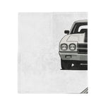1970 Chevelle SS 3-View Microfiber Throw Blanket Classic Muscle Car