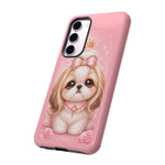 Shih Tzu Princess Kawaii Chibi Puppy Pet Dog Art Tough Phone Case