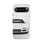 White NSX Phone Case, Retro 90s JDM Supercar Cover, Gift for Car Lovers