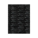 1964 Galaxie Black Microfiber Throw Blanket Classic Car Gift